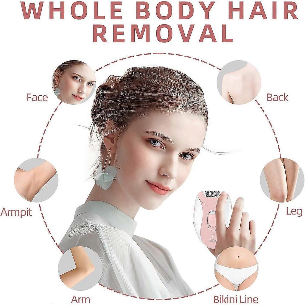2026 Latest Model Women's Hair Remover, Dual Speed Women's Facial Hair Remover, Glabrouse Skin Hair Remover, Face Legs Arms Underarms Bikini Pink