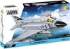 COBI Building Blocks Toy: U.S. Air Force F-4 Phantom II Fighter Plane At Midway, 1/48 Scale, 703 Pieces, Compatible with Lego [MADE IN EU], 5897