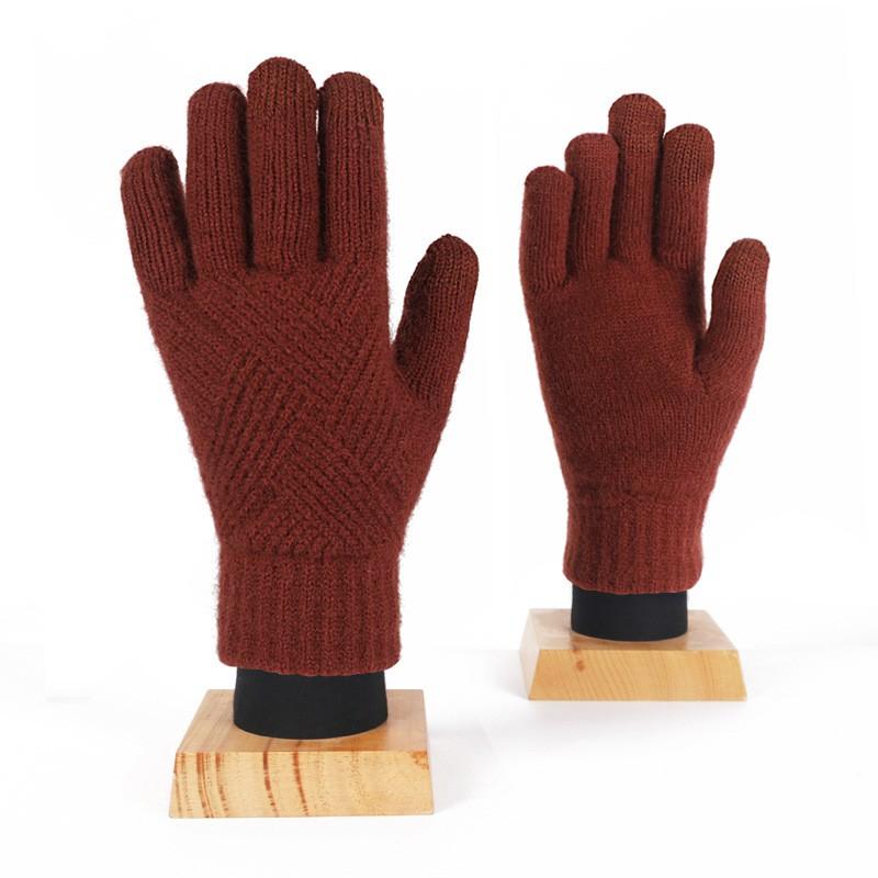 Touchscreen Knit Winter Gloves Cycling Outdoor Use Warm Windproof Unisex