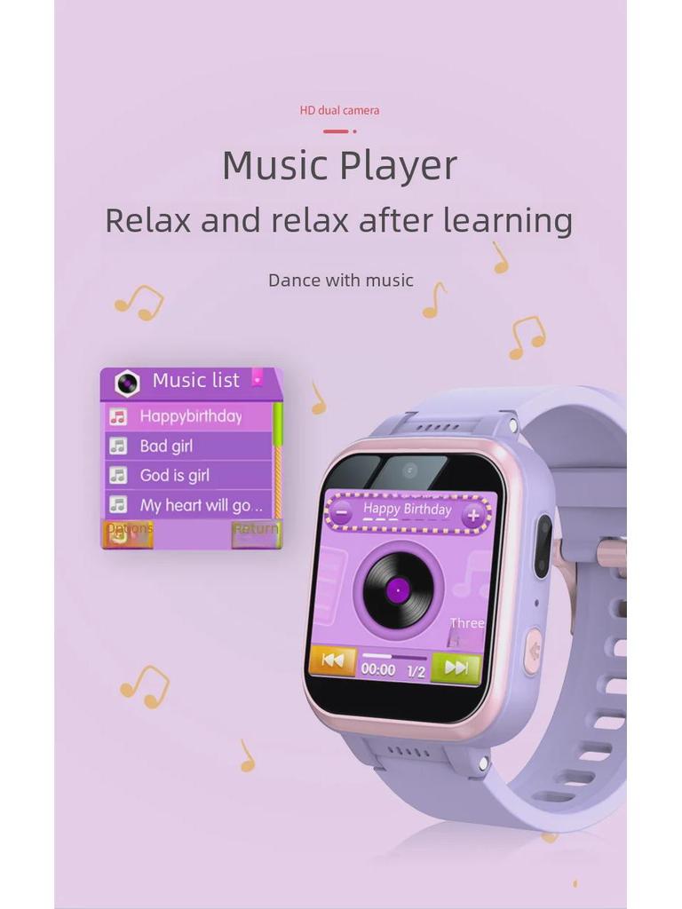 Y90 Children's Game Watch: HD Touchscreen for Photos, Music, and Games