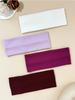 4pcs/Set Fashion Wide Solid Color HairBands Soft Elastic Headband Women Girl Knitted Makeup Running Sports Yoga Hair Accessories