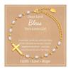 4mm Pearl Pearl Bracelet Adjustable Women's Jewelry New Cross Chain Bracelet  Daily Wear