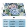 Hydrangea (Hortensia) Floral Patterns 12 An Ultra-Soft Micro Fleece Blanket
