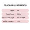Hatteker High-Power 3200W Hair Dryer with 3 Heat Settings - Portable Hot & Cold Air for Home, Salon, and Hotel Use