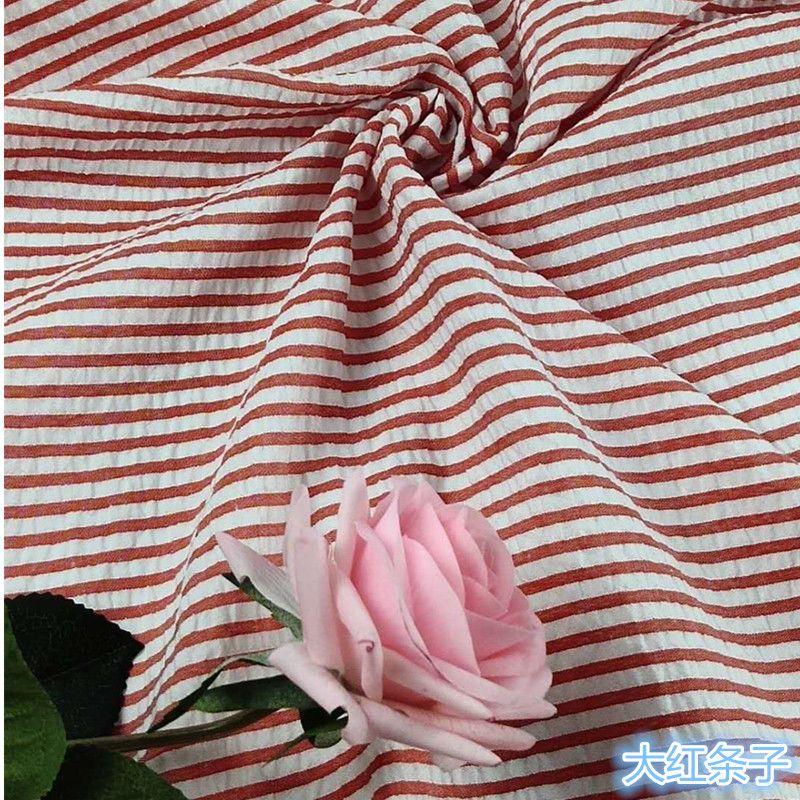 Sommer Plaid Dünne Kleidung Stoff Atmungsaktiv Komfortable Shirts Kleid Material Patchwork DIY Handgemachte Bekleidung Nähen Stoffe Ins