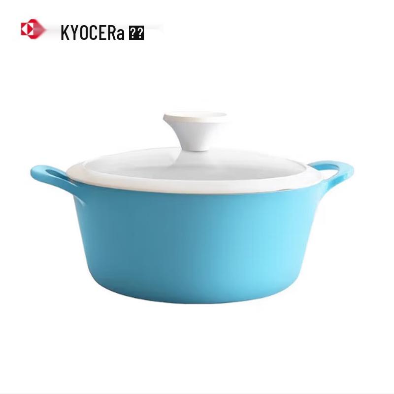 КЕРАМИЧЕСКИЙ СУПНИК KYOCERA С АНТИПРИГАРНЫМ ПОКРЫТИЕМ И ДВУМЯ РУЧКАМИ