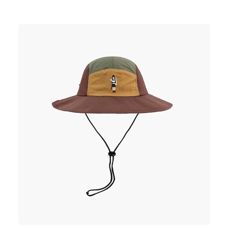 

Ретро цветовая гамма быстросохнущая панама уличный горный козырек горный кемпинг защита от солнца западный деним Child темно-коричневого