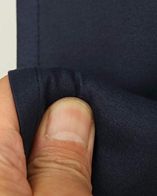 Cafe Light Complete Blackout 5346 Navy Width 190 X Length 100 1 Energy Cold Energy Thick Curtains, Wide, 100% Blocking, Fabric, Insulated, Soundproof,