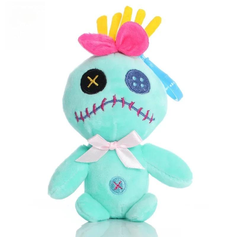 1522Cm Scrump Plush Toys Pendant Cartoon Lilo And Stitch Plush Toys Soft Stuffed Kawaii Green Doll Xmas Gift For Boys