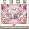 2D Elegant Rose Pearl Adult Birthday Photo Backdrop