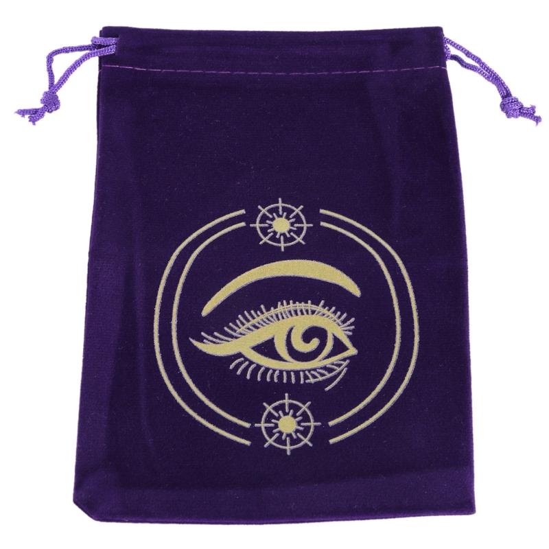 Würfel Aufbewahrungstasche Samt Tarot Kordelzugtasche Brettspiel Karten Kordelzugtasche Schmuck Runen Beutel Organizer