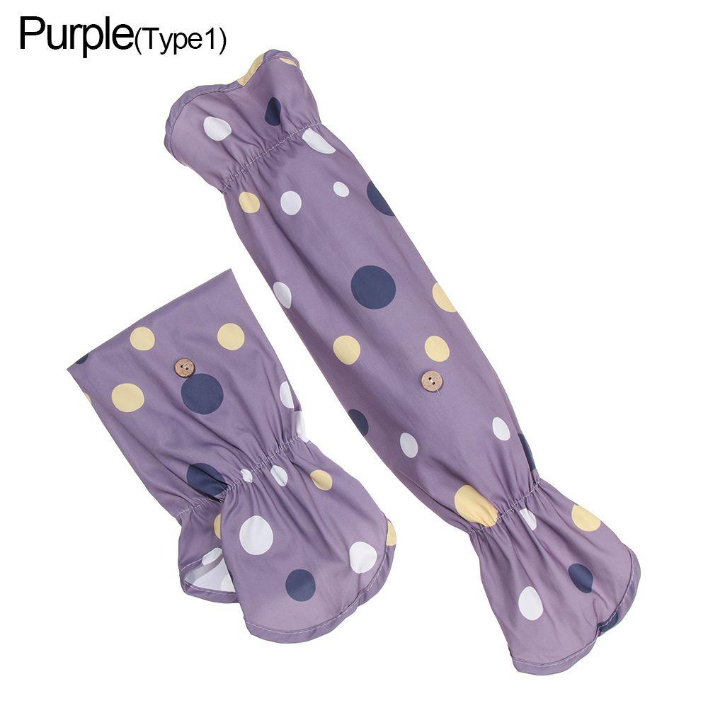 

Waterproof Oil Proof Household Arm Protector Oversleeves Cleaning Protective Anti-fouling Sleeve Type1 фіолетовий