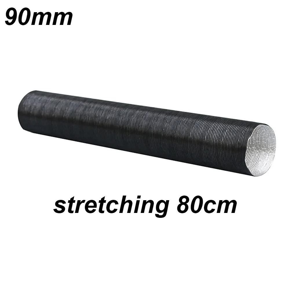 Aluminium Foil Heating Duct ID90 mm Air Intake Hose Compatible with Diesel Heater and Multiple Outlet Hose Systems