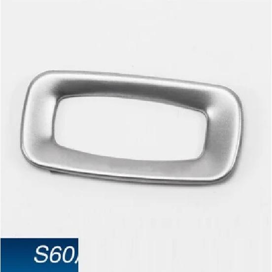 Spezielle Auto Innenraum Schlüssellochblende Dekorabdeckung Zierleiste Edelstahlstreifen Schlüsselanhänger 3D-Aufkleber für Volvo S60 V60