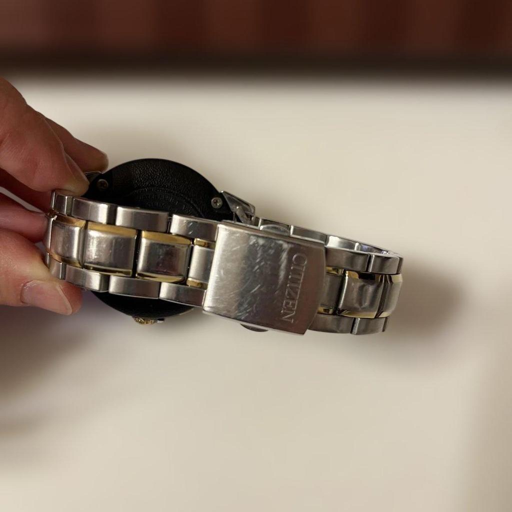 Used [CITIZEN] ECO-Drive Eco-Drive Watch Black Gold Dial