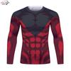 Camiseta de Compresión para Gimnasio Hombre Anime GOKU Disfraz Cosplay Camiseta Secado Rápido Manga Larga Fitness Bodybuilding Entrenamiento Camisetas Deportivas