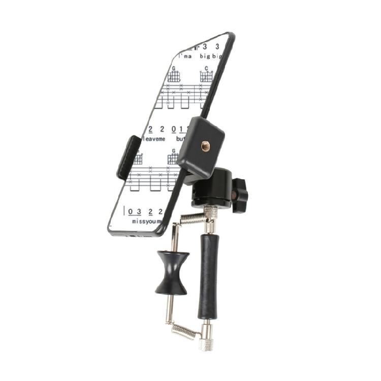 Adjustable Roll Slides Gliders Capo Guitar Phone Holder for Mobile Phones, Action Cameras Bass Attachment Tones