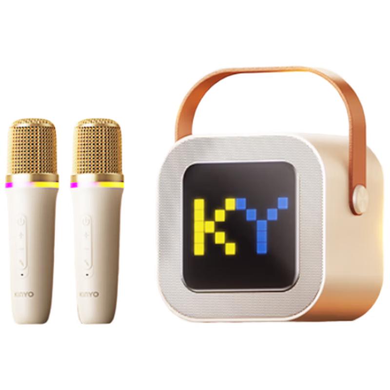Kinyo Wireless KTV Microphone & Bluetooth Speaker System CN Plug (adapter Included)
