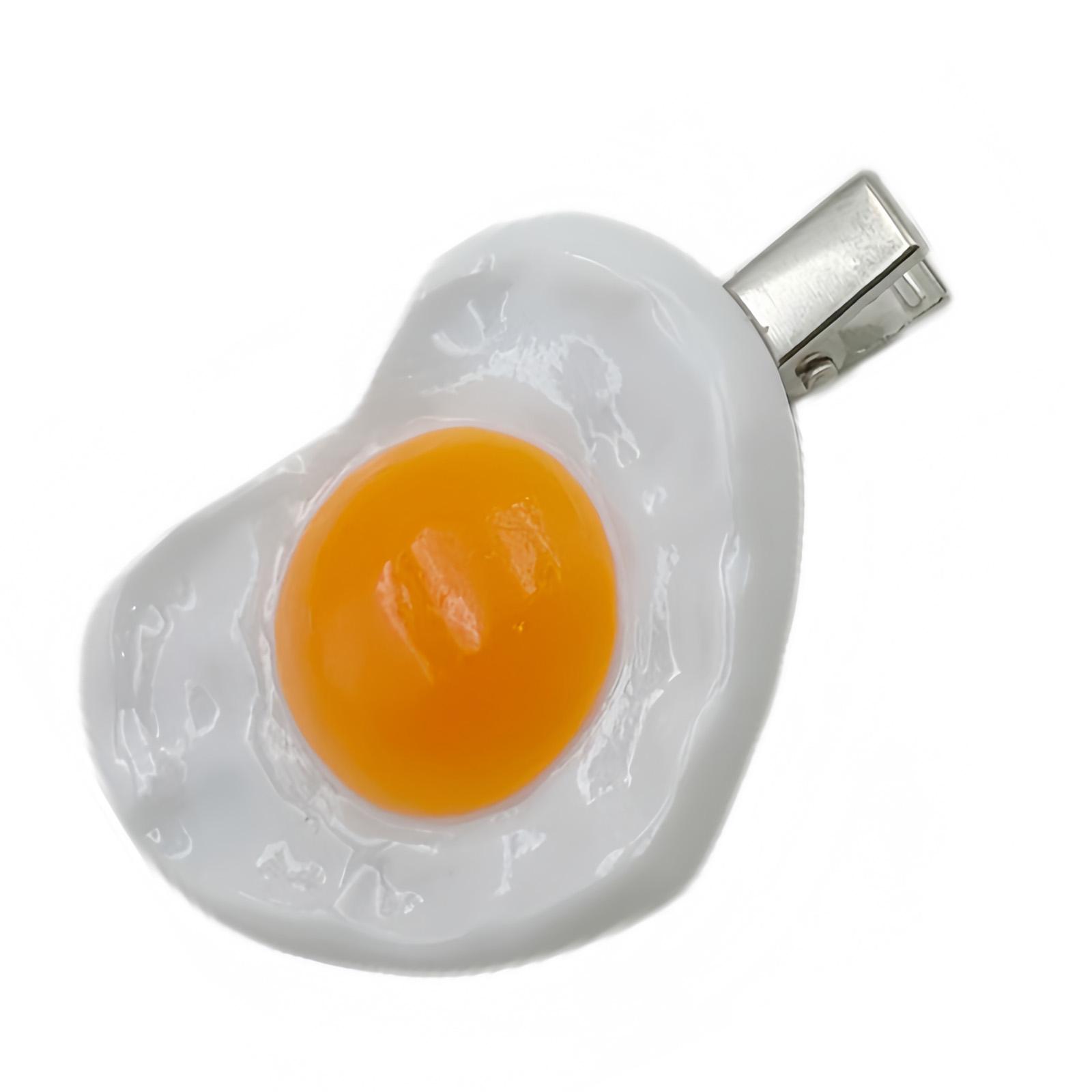 

Мила шпилька для волосся у формі серця з яєчнею, креативний аксесуар для жінок, дівчат, для вечірки, на кожен день 2