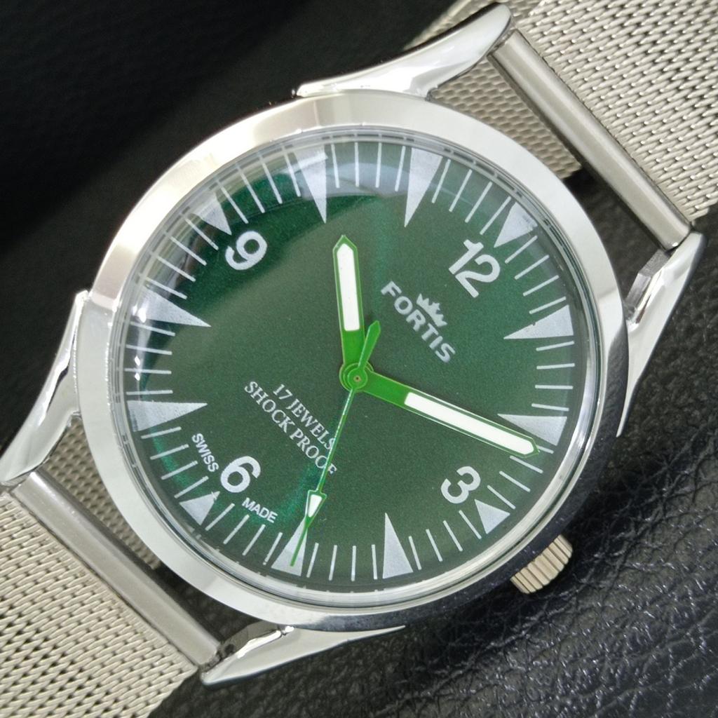 

ВИНТАЖНЫЕ ШВЕЙЦАРСКИЕ МУЖСКИЕ ЧАСЫ С РУЧНЫМ ЗАВОДОМ, ВОССТАНОВЛЕННЫЕ, ЦИФЕРБЛАТ ЗЕЛЕНОГО ЦВЕТА a701002-5 R205a-a701002