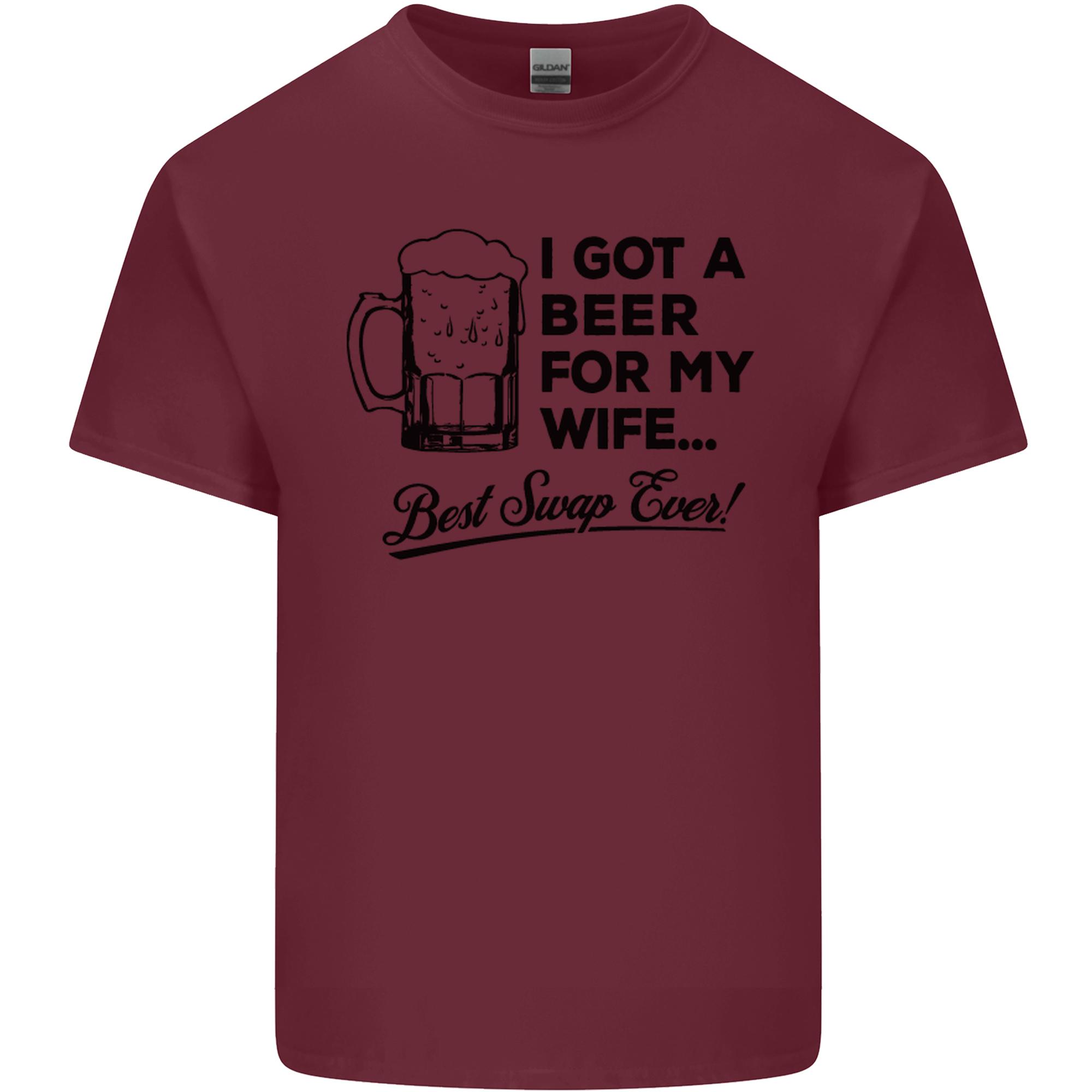 A Beer for My Wife Best Swap Ever Funny Unisexs Light Cotton TShirt S