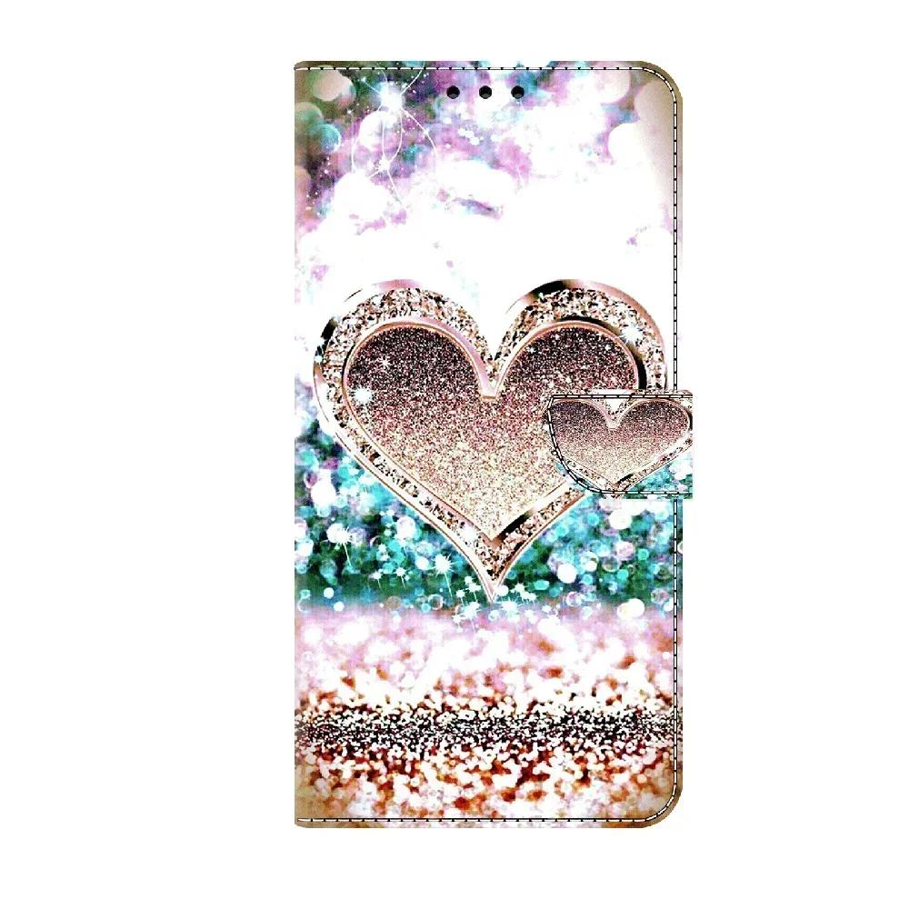 Magnetic Leather Funda For Samsung Galaxy S24 Ultra S23 Plus S22 S21 S20 FE Butterfly Flower Painted Card Slots Flip Phone Cover