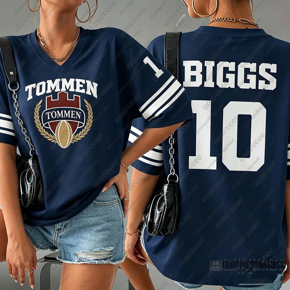Αγόρια του Tommen Φανέλα Biggs 10 KAVANAGH13 GIBSON07 FEELY12 T-shirt V-neck Κοντομάνικο Φαρδύ Γυναικεία T-shirts Unisex Streetwear Εμπορεύματα