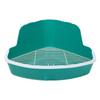 Small Animal Litter Box Fanshaped   Corner Toilet Box Potty Trainer for Guinea Pigs Chinchilla Ferret Galesaur