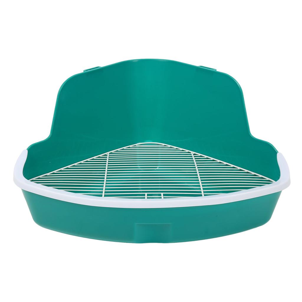 Small Animal Litter Box Fanshaped Corner Toilet Box Potty Trainer for Guinea Pigs Chinchilla Ferret Galesaur