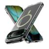 Applicable to Google Pixel9Pro transparent phantom magnetic mobile phone case pixel8A metal button anti-drop protective case