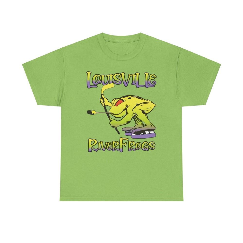 Louisville RiverFrogs East Coast Hockey League 19951998 Kentucky Tshirt Unisex T-Shirt L
