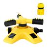 Automatic Garden Sprinkler 360-Degree Rotating Water Sprinkler 3-Arm Adjustable Sprinkler Garden Hose Attachment for Yard Lawn Irrigation