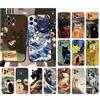 Phone Case Carcasa Funda For iPhone 17 Pro Max 17 Air 16 15 14 13 Pro Max 15 16 Pro 15Plus Art Black Cat Wave Van Gogh