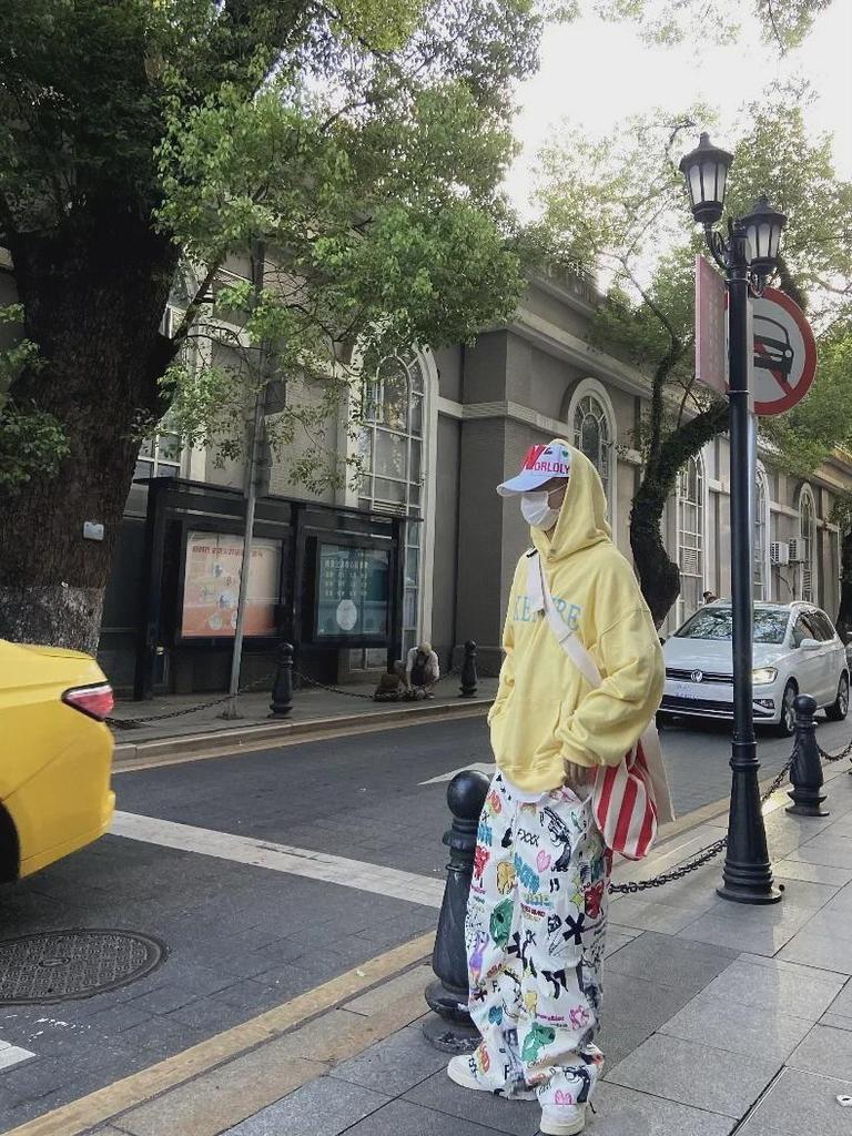 2024 Unisex Retro Graffiti Široké Overaly