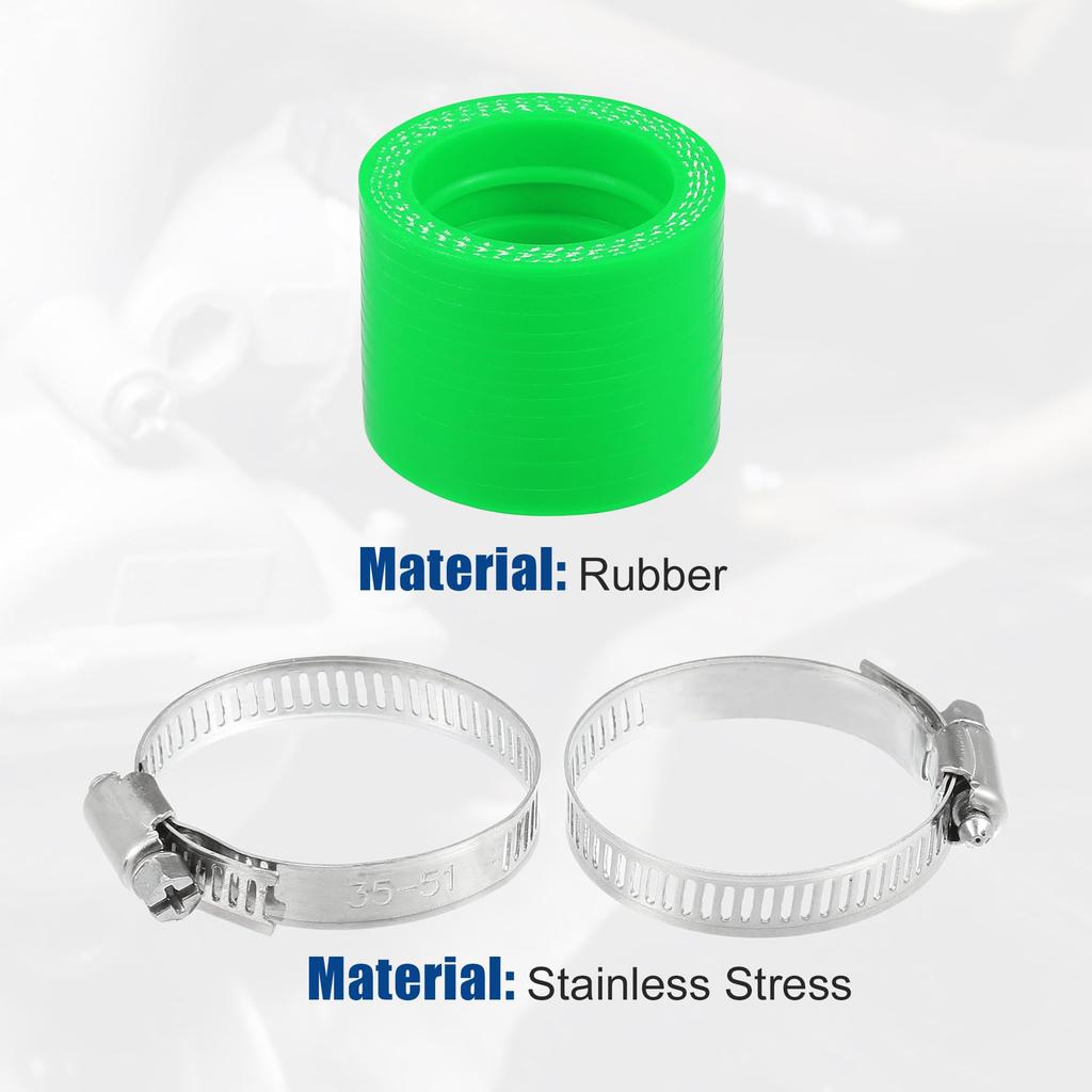 ACROPIX 35mm ID Gummi Midori Motorcykel Förgasare Adapter Insug Insugsrör Grenrör Adapter Stövelhylsa Gränssnitt (2 klämmor)