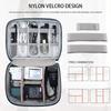 1pc Portable Cable Storage Bag Waterproof Digital Electronic Organizer USB Data Line Charger Plug Storage Bag Travel Cable Organ