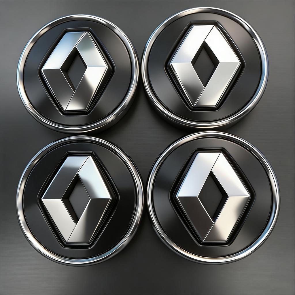 Renault Car Wheel Center Hub Caps Logo Cover Decorative Accessories For RS Megane 2 3 4 Trafic Scenic 2 Clio Captur Twingo QM6