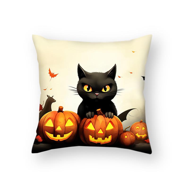 Neue Kürbis Halloween Dekoration Cartoon Kissenbezug Feiertag Wohnzimmer Sofa Schlafzimmer Bettseite Rückenkissen