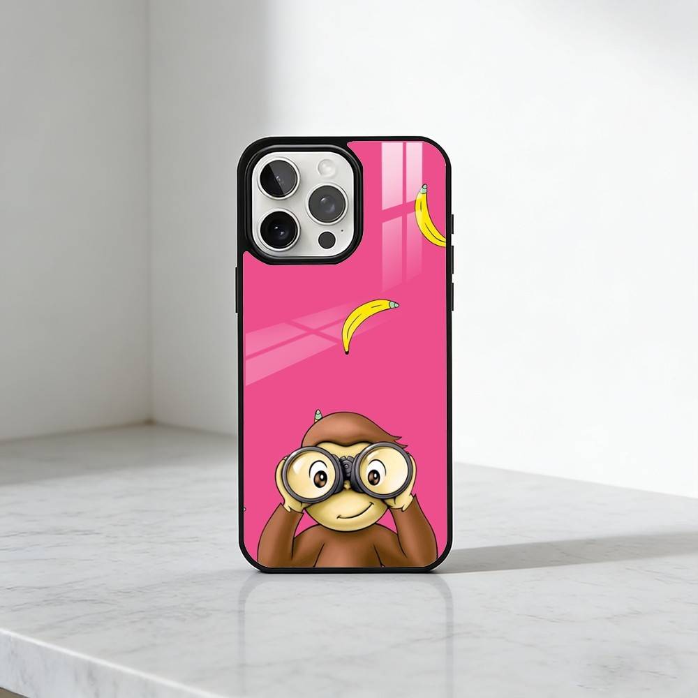 Curious George Monkey  Phone Case For iPhone17,16,15,14,13 Plus,Pro Max Magnetic For Magsafe Wireless Charging
