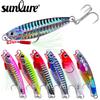 Songrui IMA-Style Colorful Metal Fishing Lure, Laser Iron Plate Lead Fish, Weights: 7g, 10g, 15g, 20g, 30g.