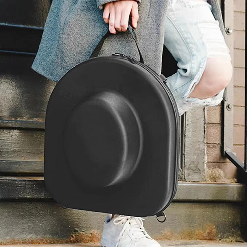 1Pc Hat Case Carrying Bag EVA Durable Cowboy Hat Storage Box Hat Holder Travel Bag Felt Hat Box For Hat Closet Baseball Hat