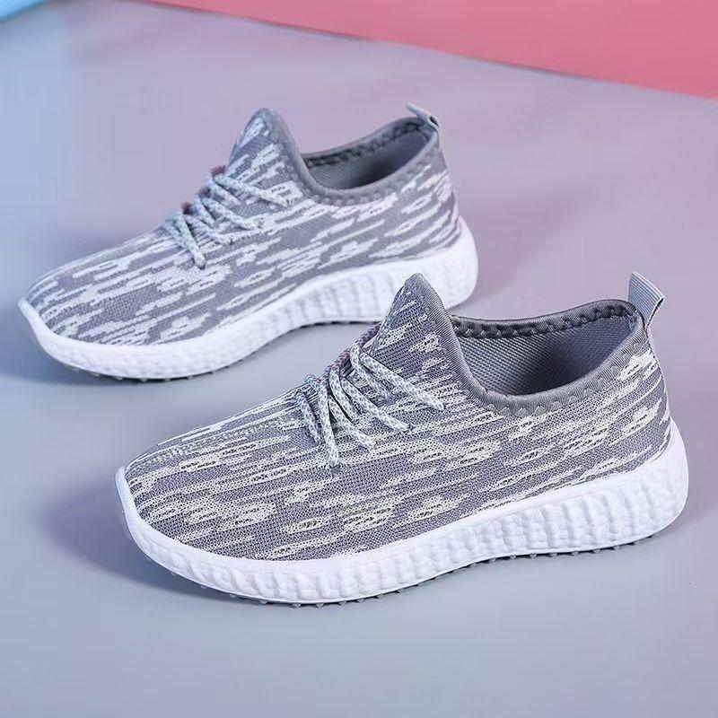 Новые женские кроссовки с плетением Flyknit, тканевые туфли, модные повседневные туфли, беговые кроссовки на мягкой подошве, кокосовые туфли 36