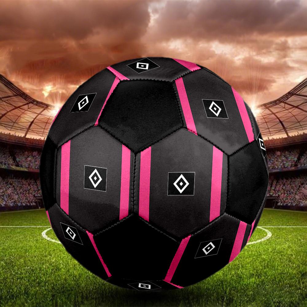 SIZE 5 Hamburger SV Soccer Ball Colorful All Ages Machine Stitched PVC Competition Ready Durable High-Bounce