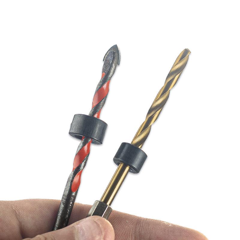 8-Piece Woodworking Drill Bit Depth Stop Collar Set (3-16mm)