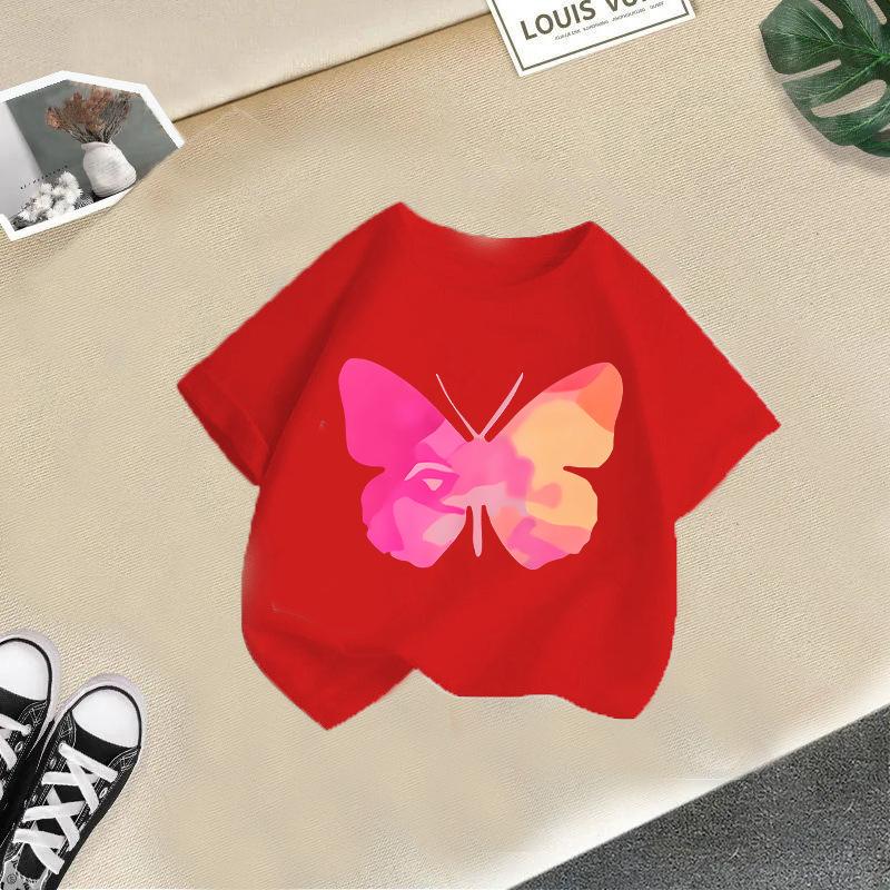 Children T-shirt Kids Clothes Tshirt Tops Tee Boys Girls Baby Tee 2-13Y Kid T Shirt