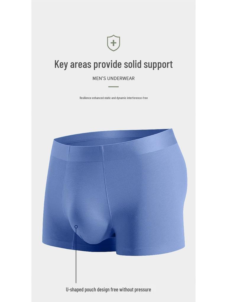 60-Pack Men's Plus Size Mid-Rise Modal Boxer Briefs - Breathable & Antibacterial