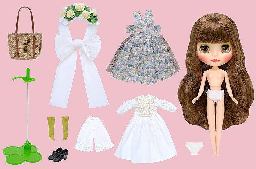 Păpușă Blythe Blue Rabbit ABS&PVC&PP&PVDC