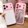 Beautiful Bow Is Suitable for iPhone17promax 2-in-1 Mobile Phone Case Apple 16 Niche 15 Hair Factory