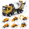 Miniature Car Set with and Perfect for Working Construction and Sandbox Play Perfect for Parking Lots and Construction Alloy Model Cars for Indoor A