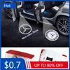 Car Sticker 2pcs Car Door Welcome Light Led HD Projector Lamp Courtesy Lights For Mercedes Benz A C E Class GLE GLB GLC W205 W21